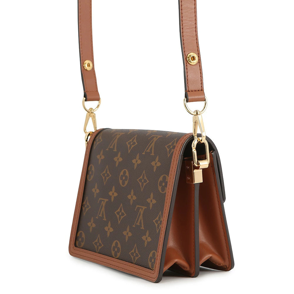 Louis Vuitton Reverse Black Shoulder Dauphine Bag Monogram